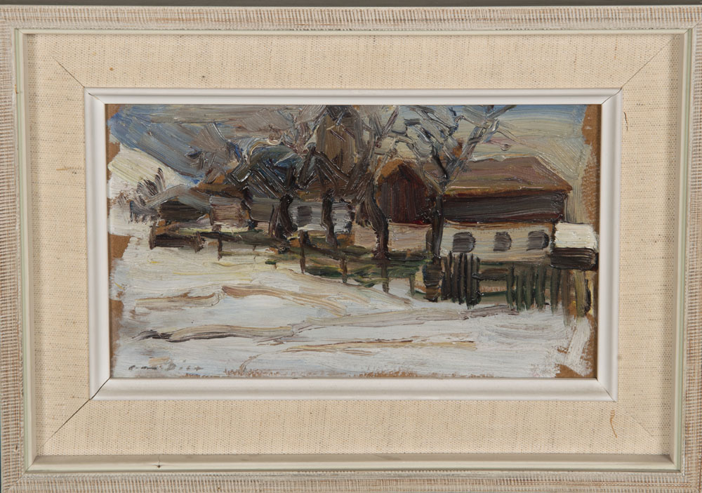 Maler des 19./20. Jhs. Winterlandschaft - auctions & price archive